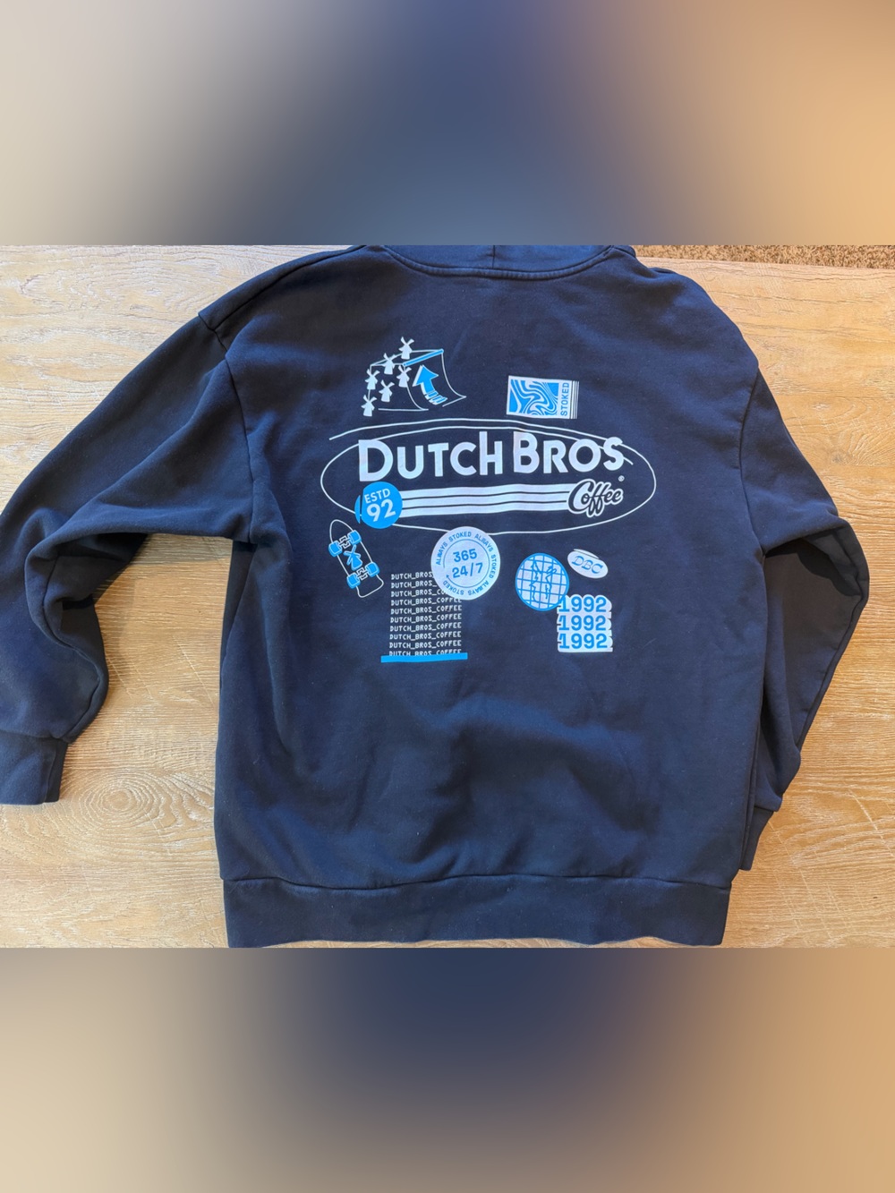 Dutch Bros Black Hoodie 5/10